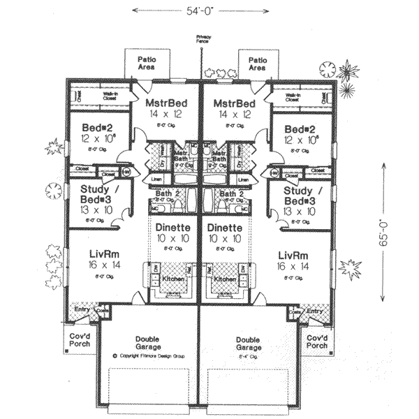 Traditional Floor Plan - Main Floor Plan #310-443