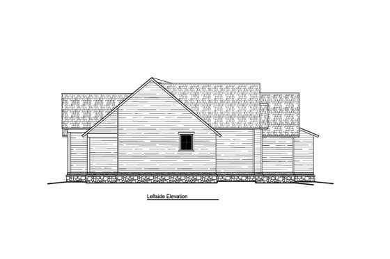 Exterior - Other Elevation for Ranch House Plan #1081-8 - 3 bed, 2.5 bath