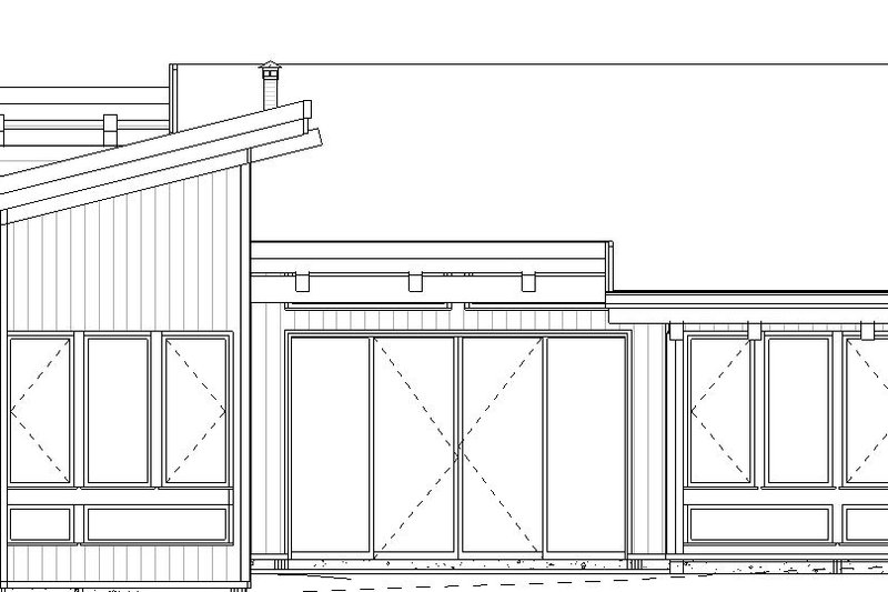 Architectural House Design - Exterior - Other Elevation 1 for Modern House Plan #895-144 - 3 bed, 2 bath