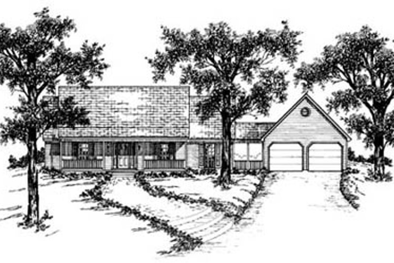 Home Plan - Country Exterior - Front Elevation Plan #36-160