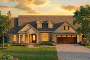 Traditional Style House Plan - 3 Beds 2 Baths 1890 Sq/Ft Plan #80-115 Exterior 