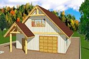 Traditional Style House Plan - 0 Beds 0 Baths 720 Sq/Ft Plan #117-257 