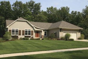 Exterior - Front Elevation 4 for Craftsman House Plan #928-125 - 2 bed, 2.5 bath