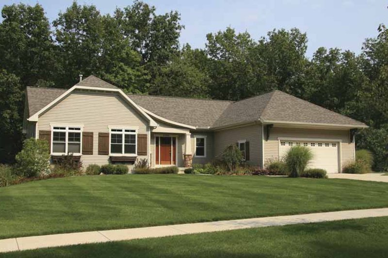Home Plan - Exterior - Front Elevation 4 for Craftsman House Plan #928-125 - 2 bed, 2.5 bath