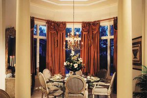 Interior - Dining Room for Mediterranean House Plan #930-100 - 3 bed, 3.5 bath