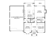 Traditional Style House Plan - 4 Beds 2.5 Baths 3570 Sq/Ft Plan #132-377 