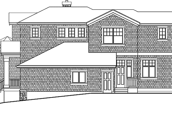 Exterior - Other Elevation for Craftsman House Plan #132-474 - 4 bed, 3.5 bath