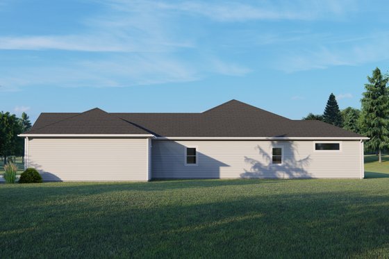 Exterior - Other Elevation 1 for Ranch House Plan #1064-178 - 3 bed, 2.5 bath