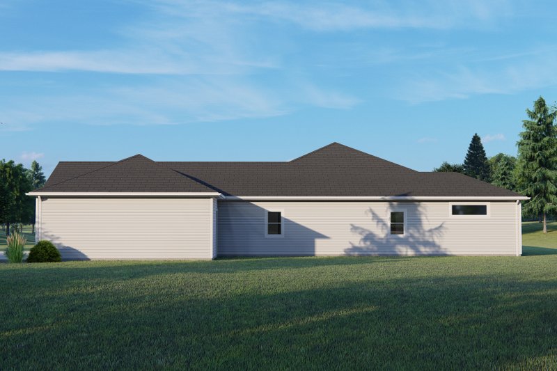 Architectural House Design - Exterior - Other Elevation 1 for Ranch House Plan #1064-178 - 3 bed, 2.5 bath