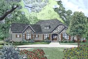 European Style House Plan - 4 Beds 2.5 Baths 2617 Sq/Ft Plan #17-2557 