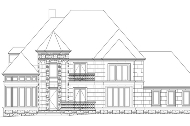 Architectural House Design - European Exterior - Front Elevation Plan #119-417