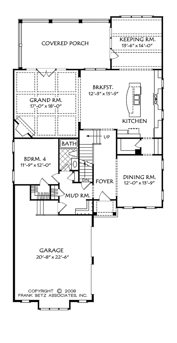 House Plan Design - Traditional Floor Plan - Main Floor Plan #927-540