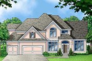 Traditional Style House Plan - 4 Beds 3.5 Baths 3481 Sq/Ft Plan #67-594 