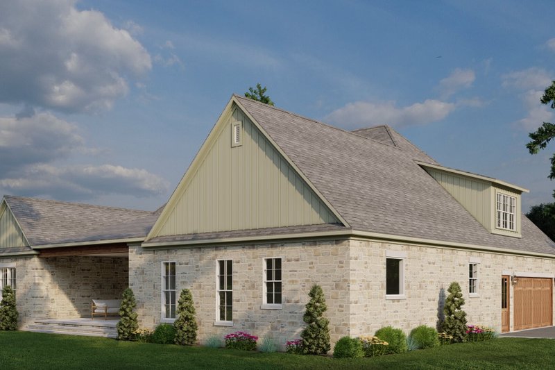 House Design - Exterior - Other Elevation for Farmhouse House Plan #923-408 - 3 bed, 3.5 bath