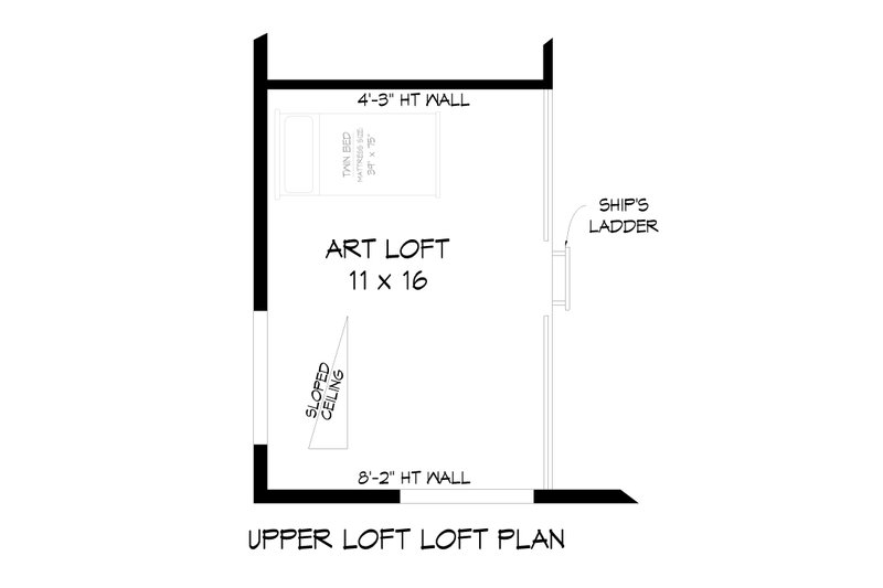Architectural House Design - Floor Plan - Other Floor for Modern House Plan #932-564 - 3 bed, 2 bath