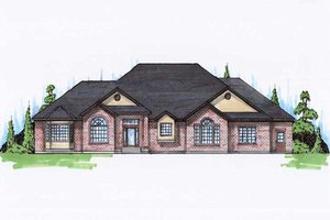 Traditional Exterior - Front Elevation Plan #5-167