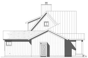 Exterior - Other Elevation 1 for Farmhouse House Plan #901-146 - 3 bed, 2.5 bath