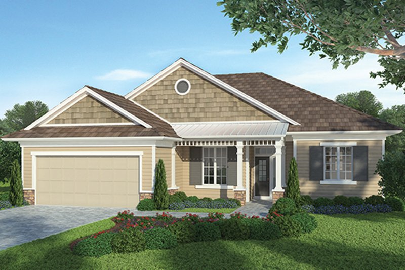 House Plan Design - Country Exterior - Front Elevation Plan #938-31