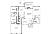 Contemporary Style House Plan - 3 Beds 2 Baths 2014 Sq/Ft Plan #17-2878 