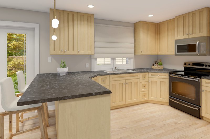 Dream House Plan - Interior - Kitchen for Traditional House Plan #1060-176 - 3 bed, 2 bath