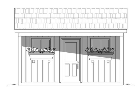 Exterior - Front Elevation 3 for Country House Plan #932-303, 0 bath
