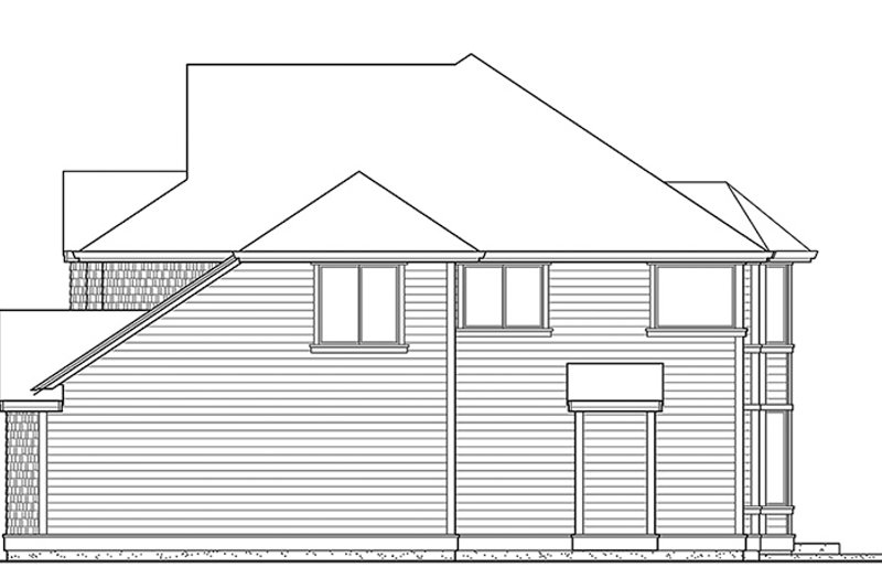 Home Plan - Exterior - Other Elevation for Craftsman House Plan #132-412 - 4 bed, 2.5 bath