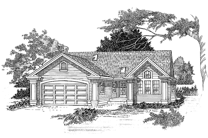 Home Plan - Craftsman Exterior - Front Elevation Plan #47-900
