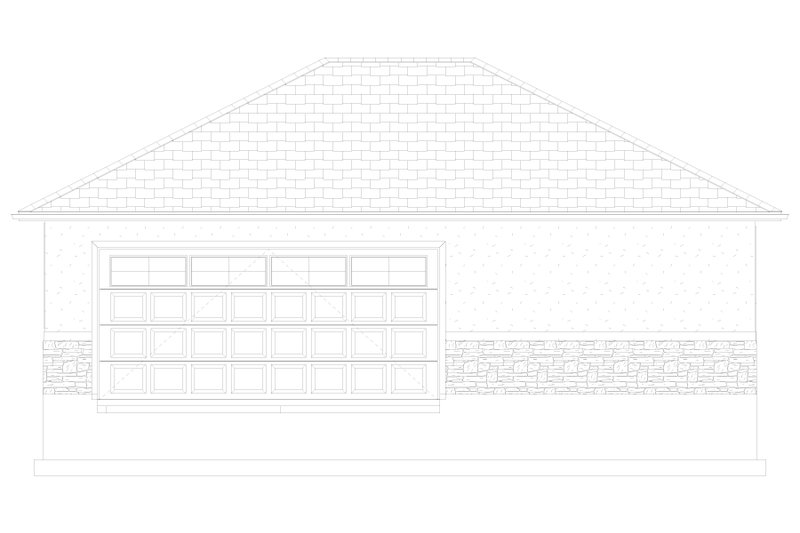 House Plan Design - Exterior - Front Elevation 3 for Traditional House Plan #1060-136, 1 bath
