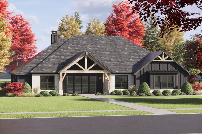 Home Plan - Exterior - Front Elevation 3 for Country House Plan #1096-149 - 4 bed, 3.5 bath