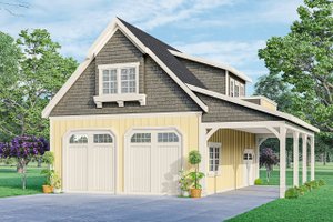 Traditional Exterior - Front Elevation Plan #124-896