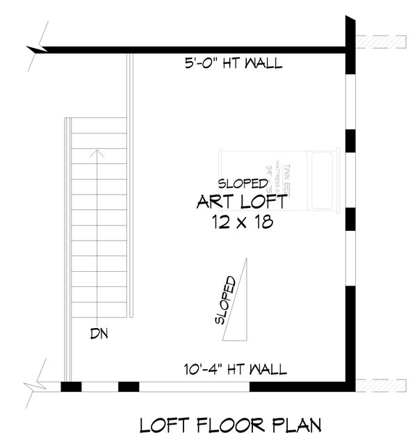 House Design - Floor Plan - Upper Floor 1 for Contemporary House Plan #932-1375 - 5 bed, 3.5 bath