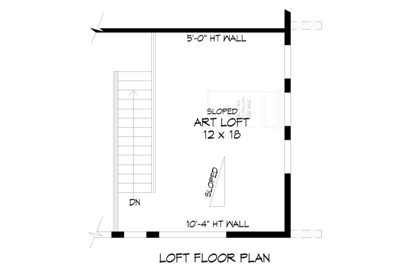House Design - Floor Plan - Upper Floor 1 for Contemporary House Plan #932-1375 - 5 bed, 3.5 bath