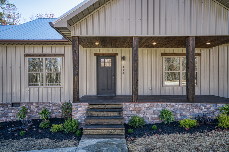 House Design - Exterior - Front Elevation 6 for Farmhouse House Plan #44-274 - 3 bed, 2 bath