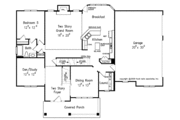 Country Style House Plan - 5 Beds 4 Baths 3073 Sq/Ft Plan #927-600 