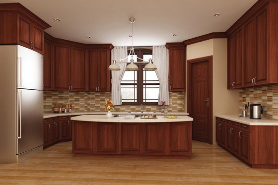 Interior - Kitchen for European House Plan #119-420 - 3 bed, 2 bath