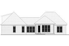 Home Plan - European Exterior - Rear Elevation Plan #430-110