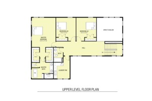 Floor Plan - Upper Floor for Farmhouse House Plan #1068-3 - 3 bed, 2.5 bath