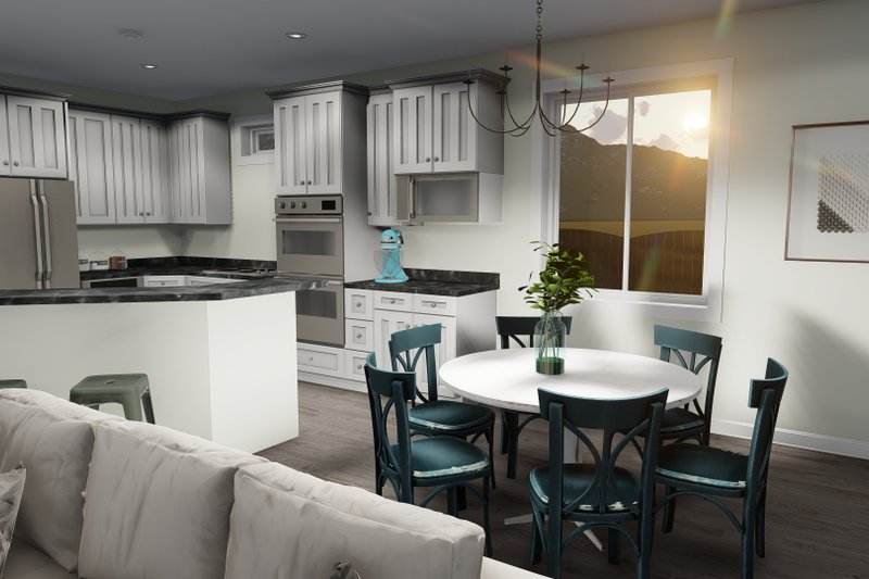 House Plan Design - Interior - Dining Room for Ranch House Plan #1060-5 - 5 bed, 3 bath