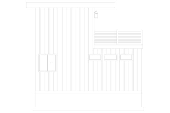 Exterior - Other Elevation 1 for Modern House Plan #1060-326 - 1 bed, 1.5 bath