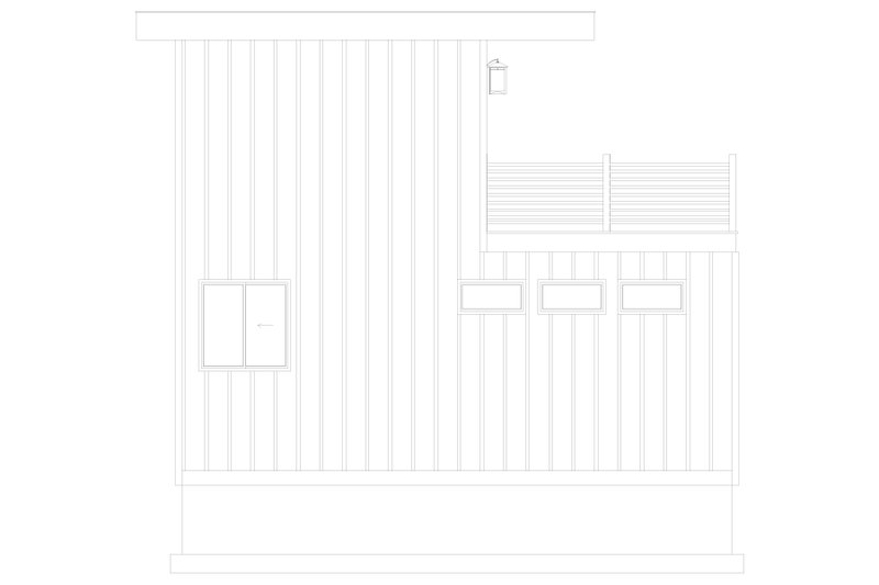 Dream House Plan - Exterior - Other Elevation 1 for Modern House Plan #1060-326 - 1 bed, 1.5 bath