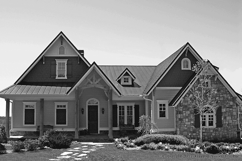 Home Plan - Exterior - Front Elevation 3 for Traditional House Plan #54-256 - 4 bed, 3.5 bath