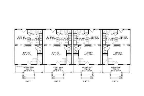 Floor Plan - Main Floor for Traditional House Plan #17-3352 - 8 bed, 8 bath