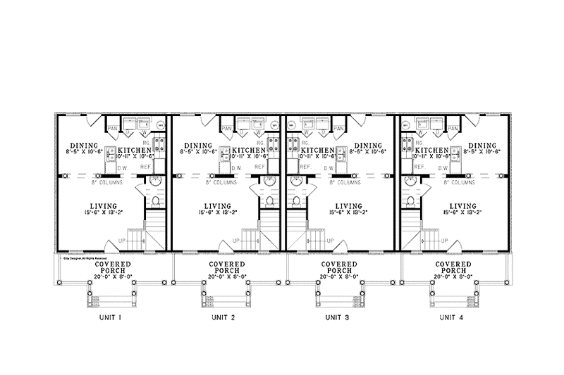Home Plan - Floor Plan - Main Floor for Traditional House Plan #17-3352 - 8 bed, 8 bath