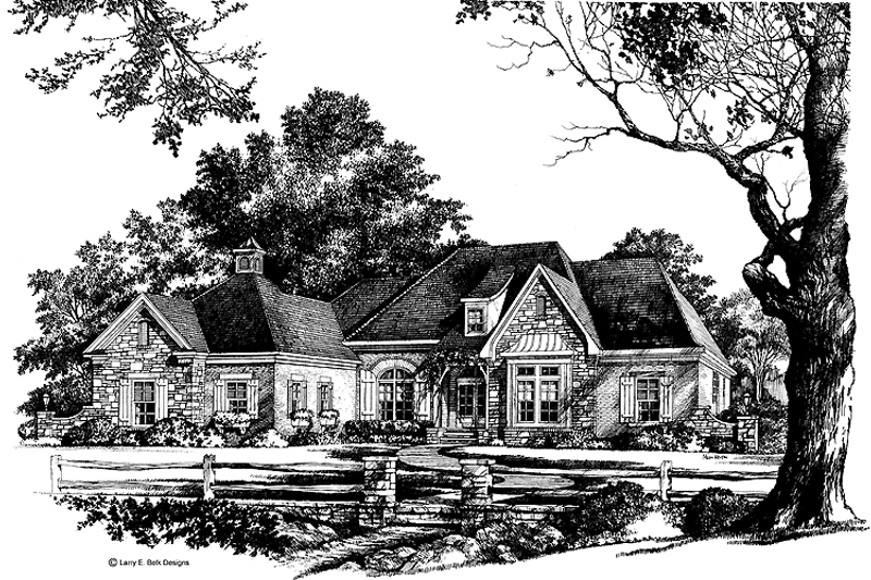 Dream House Plan - Exterior - Front Elevation 3 for Country House Plan #952-260 - 4 bed, 2.5 bath