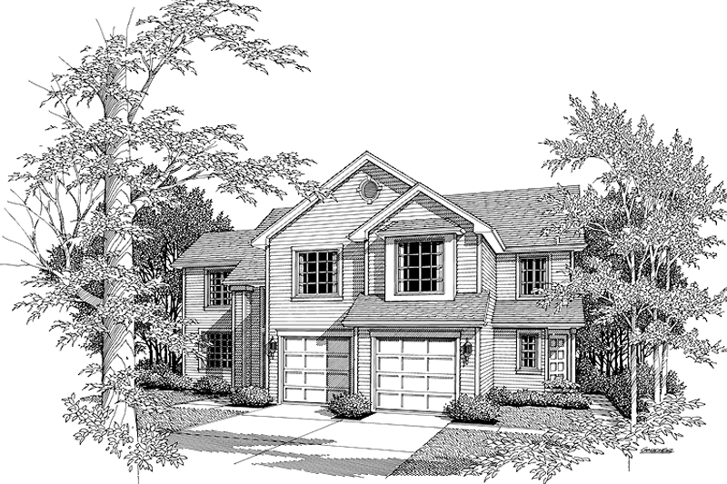 Home Plan - Traditional Exterior - Front Elevation Plan #48-754
