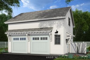 Dream House Plan - Exterior - Front Elevation for Traditional House Plan #51-1580 - 1 bed, 1 bath