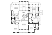 Classical Style House Plan - 4 Beds 5 Baths 4370 Sq/Ft Plan #132-499 Floor 