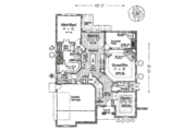 European Style House Plan - 3 Beds 2.5 Baths 2138 Sq/Ft Plan #310-675 
