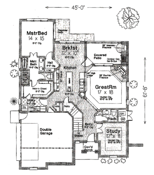 Home Plan - European Floor Plan - Main Floor Plan #310-675
