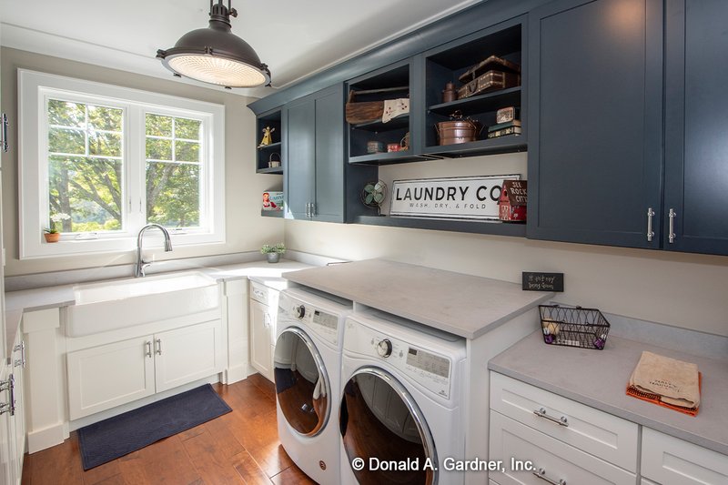 Dream House Plan - Interior - Laundry for Traditional House Plan #929-1042 - 5 bed, 5 bath